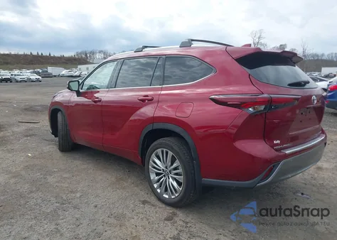 2024 Toyota Highlander Platinum from USA, damaged, VIN 5TDKDRBH3RS544295